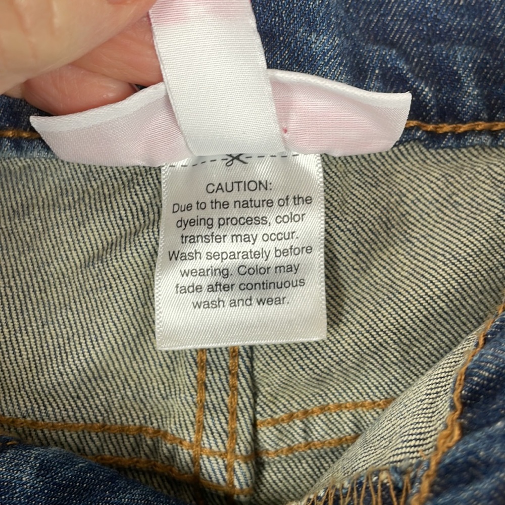 NWT Isabel Maternity Blue Denim Midi Shorts - Size 16 - Picture 8 of 11